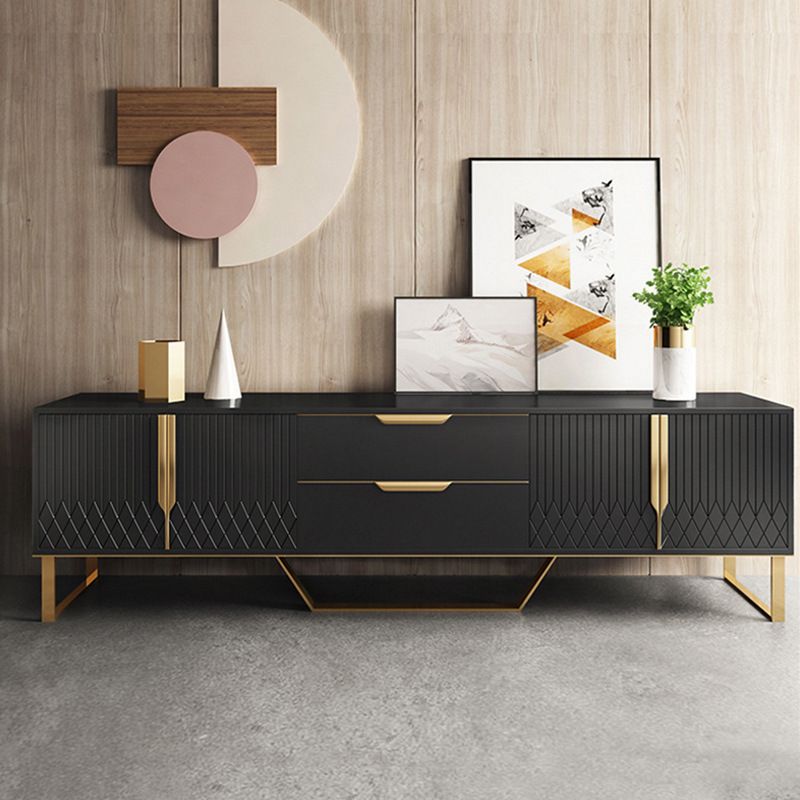Wooden Media Console Contemporary TV Stand Console for Living Room Clearhalo 'furn' 'furn_tv_stands_entertainment_centers' 'Furniture' 'Living Room Furniture' 'TV Stands & Entertainment Centers' 'TV Stands & Media Storage Furniture' 'tv_stands_entertainment_centers' 1200x1200_5d3040e7-2def-402c-a72d-ff813942a7c5