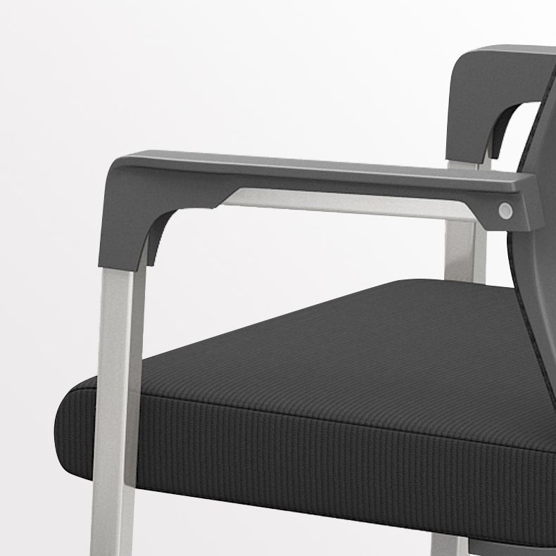 Sedia da ufficio a armi fisse moderna senza ruote sedia da gioco ergonomico