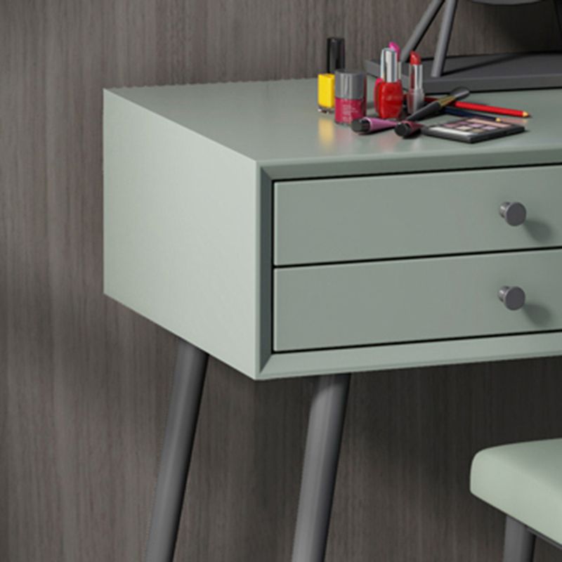 Tavolo da trucco con vanità in legno contemporaneo set da 3 cassetti