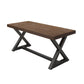 Ensemble de Table à manger rectangulaire moderne, 1/2/5 pièces, Table et chaises en bois massif