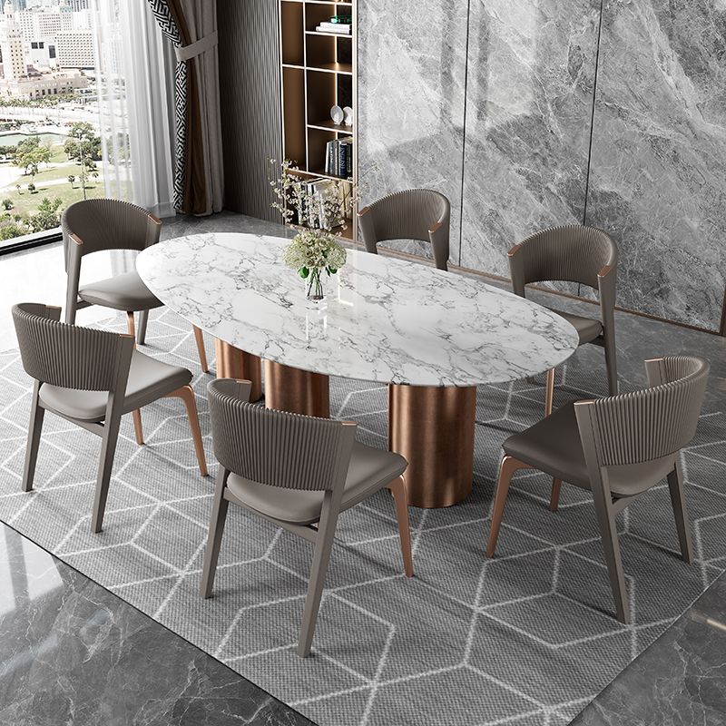 Contemporary Style Open Back Chair Dining Armless Metal Chairs for Kitchen Clearhalo 'Dining Chairs' 'Dining Tables & Seating' 'dining_chair' 'furn' 'furn_dining_chair' 'Furniture' 'furniture_dining_chair' 'Kitchen & Dining Furniture' 1200x1200_5d348ad5-7bbd-4b6b-a216-0a302f90cfb4