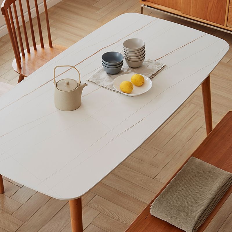 Sintered Stone Top Dining Table Rectangle Table with Wooden Base and 4 Legs Clearhalo ' dining_table' 'Dining Tables & Seating' 'Dining Tables' 'furn' 'furn_dining_table' 'Furniture' 'furniture_dining_table' 'Kitchen & Dining Furniture' 'kitchen&dining_furn' 'kitchen' 'kitchen_dining_table' 1200x1200_5d351c3f-acf3-4ce5-b93e-fbe1fe6b48be