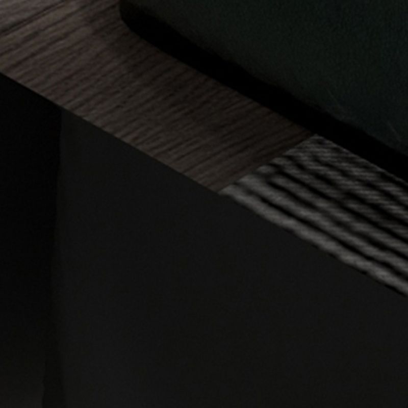 Modern Grey 58/52 Tall End Table Square Slate Top Block Side Table with Storage