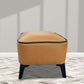 Mid-Century Modern Ottoman Faux Leather Upholstered Solid Color Ottoman with Chair Legs Clearhalo 'furn' 'furn_ottomans_poufs' 'Furniture' 'Living Room Furniture' 'Ottomans & Poufs' 'ottomans_poufs' 1200x1200_5d37fa6c-c6cf-467e-a1df-a2948a4d2ba9