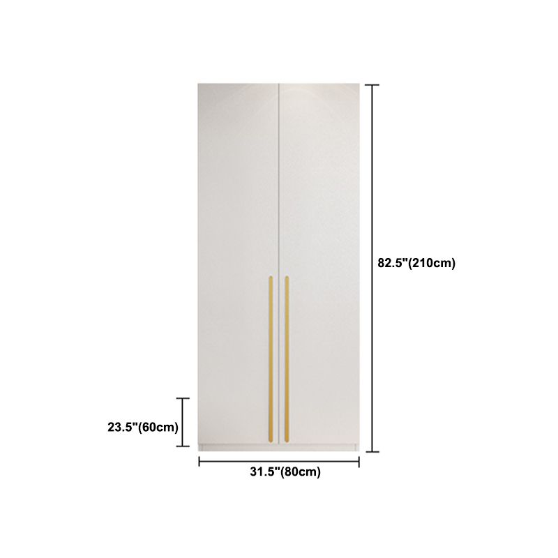 Witte kleur houten garderobe eigentijdse stijl garderobe kast voor thuis