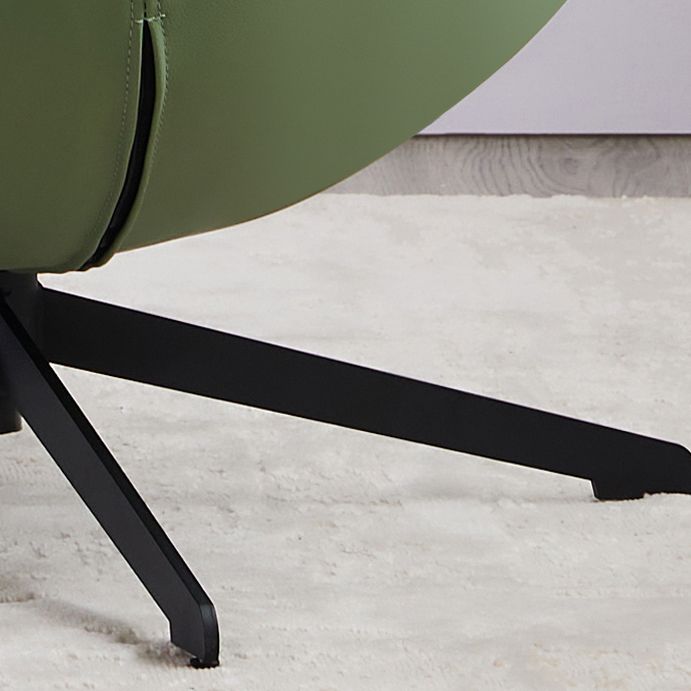 Fixed Back Lounge Chair Water Resistant Ottoman Set with Metal Legs Clearhalo 'Accent Chairs' 'accent_chairs' 'Chairs & Seating' 'furn' 'furn_accent_chairs' 'Furniture' 'Living Room Furniture' 1200x1200_5d3cdd9b-157c-4573-97ec-e34b772f9532