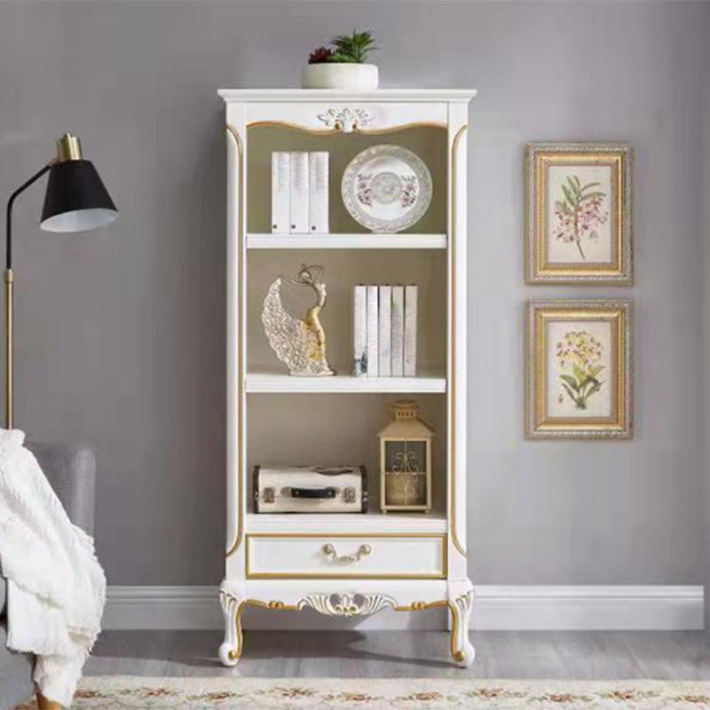 Bibliothèque en bois contemporaine Standard fermé à l'arrière avec étagères