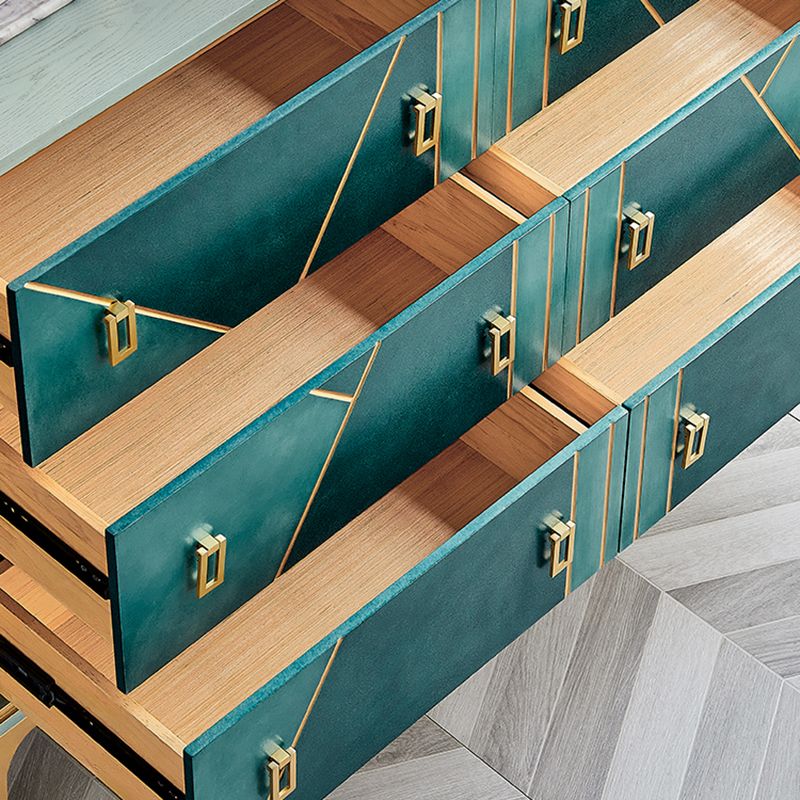 Cómoda cómoda de almacenamiento de madera cómoda Glam contemporánea para dormitorio