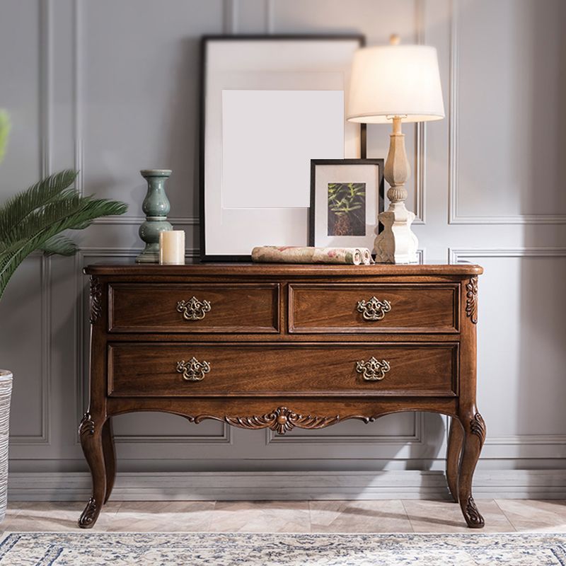 Tavolo da console in legno moderno di metà secolo Tavolo da divano console per Hall