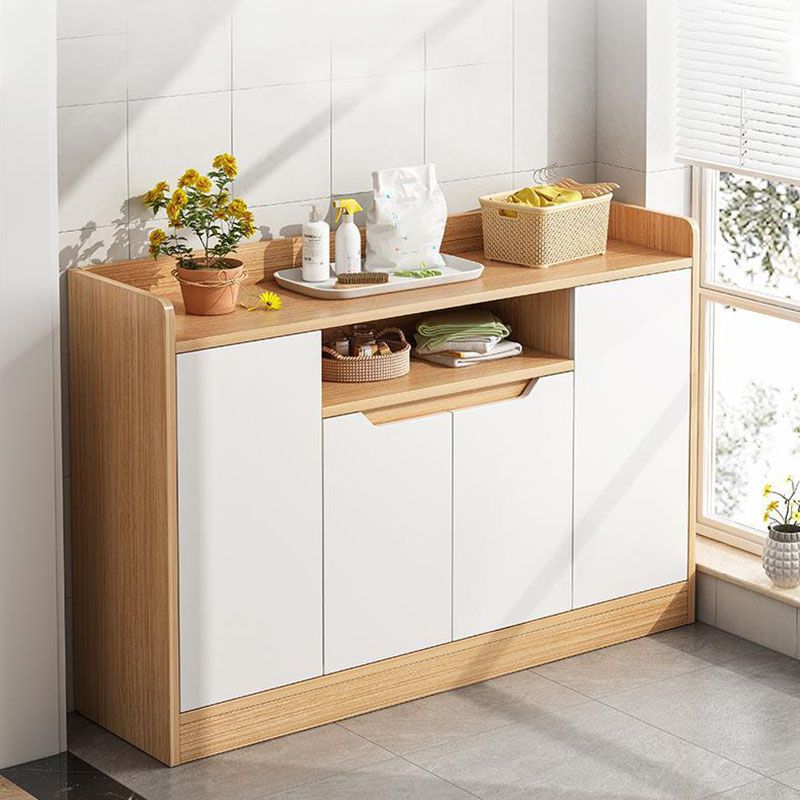 Glam Dining Buffet Wood Buffet Server with Drawers and Cabinets Clearhalo 'buffet_sideboard' 'Buffets & Sideboards' 'furn' 'furn_buffet_sideboard' 'Furniture' 'Kitchen & Dining Furniture' 1200x1200_5d41f863-029d-41df-81a1-db390059a186