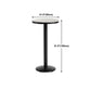 Industrial Metal Bar Table 21.6" Round Top Faux Marble Pedestal Bistro Table for Cafe Clearhalo 'Bar Furniture' 'Bar Tables' 'bar_tables' 'furn' 'furn_bar_tables' 'Furniture' 'furniture_bar_tables' 'Kitchen & Dining Furniture' 'kitchen&dining_furn' 'kitchen' 1200x1200_5d4389f9-afbf-4885-a747-2f50f6695d60