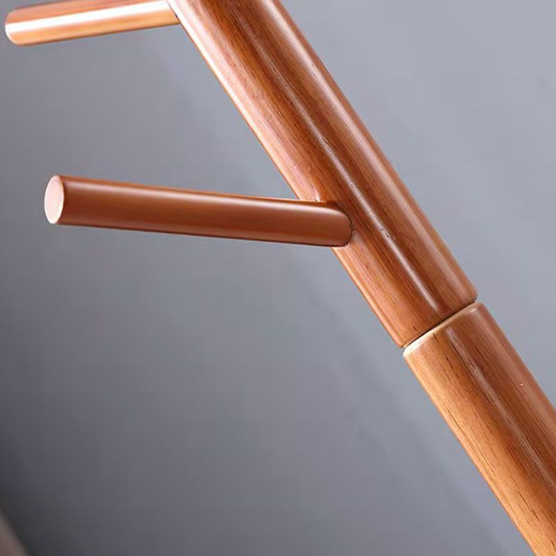 Piatto di ingresso in legno di gomma Rack moderno albero di entrata per soggiorno per soggiorno