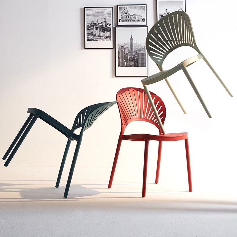 Modern Plastic Windsor Back Side Chair 33"H Dining Chair for Restaurant Clearhalo ' kitchen&dining_furn' 'Dining Chairs' 'Dining Tables & Seating' 'dining_chair' 'furn' 'furn_dining_chair' 'Furniture' 'furniture_dining_chair' 'Kitchen & Dining Furniture' 'kitchen' 1200x1200_5d47ecf1-0dc9-4b87-9d32-fd9ad21adff9