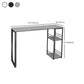Rectangle Sintered Stone Bar Table Black and Metal Base Bar Table for Kitchen Living Room Clearhalo 'Bar Furniture' 'Bar Tables' 'bar_tables' 'furn' 'furn_bar_tables' 'Furniture' 'Kitchen & Dining Furniture' 1200x1200_5d481a78-8503-4610-8ea7-fcbfc951da9f