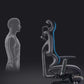 Modern Desk Chair Mesh Computer Chair High-Back Adjustable Chair with Wheels