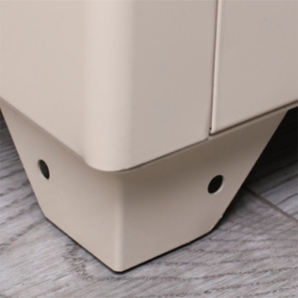 Eigentijdse stijl 1-deuren garderobe glazen garderobe kast met planken