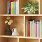 2/3-Shelf Natural Modern Bookshelf Pine Wood Geometric Closed Back Bookshelf Clearhalo 'Bookcases' 'furn' 'furn_bookcases' 'Furniture' 'furniture_bookcases' 'kitchen' 'kitchen_bookcases' 'Living Room Furniture' 'Office Furniture' 1200x1200_5d4d4522-873b-4cda-ae07-a7e9e96e2fb3