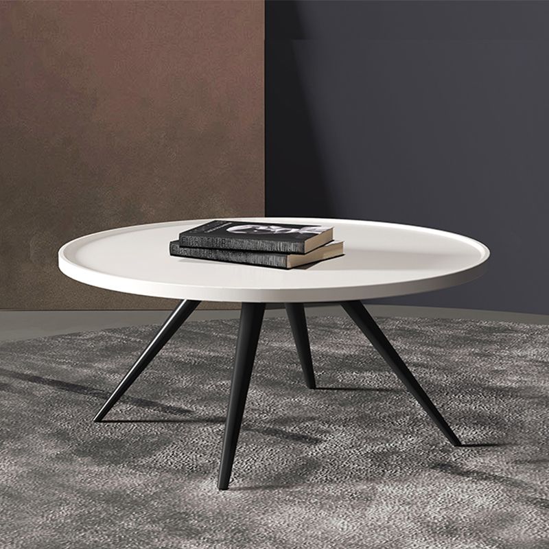 Pine Wood 4 Legs Coffee Table Modernism Round Tray Table Cocktail Table Clearhalo 'Coffee & Accent Tables' 'Coffee Tables' 'coffee_tables' 'furn' 'furn_coffee_tables' 'Furniture' 'Living Room Furniture' 1200x1200_5d4e22ee-c57f-43db-97aa-2a07fd71d1dd