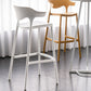 Nordic Stackable Bar-stool Plastic Counter Bar Stool with Plastic Legs for Home Clearhalo 'Bar Furniture' 'Bar Stools' 'bar_stools' 'furn' 'furn_bar_stools' 'Furniture' 'furniture_bar_stools' 'Kitchen & Dining Furniture' 1200x1200_5d4e49a6-f9d3-40bb-a965-9b8dd2b48694