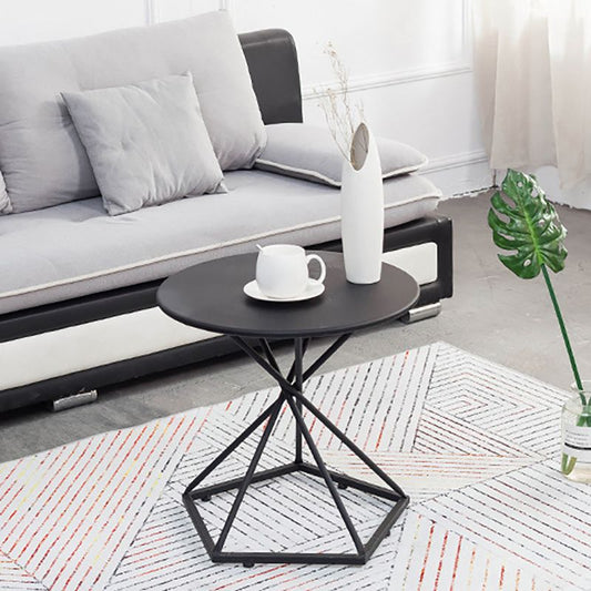 Mesa de acento de metal contemporáneo Nightsnant 19.68 "H cama nocturna de cama H