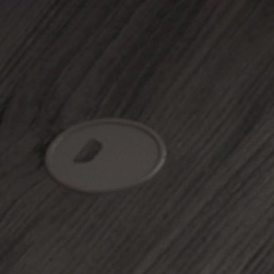 23.62 "W houten gaming bureau moderne gebogen computerbureau met stalen benen