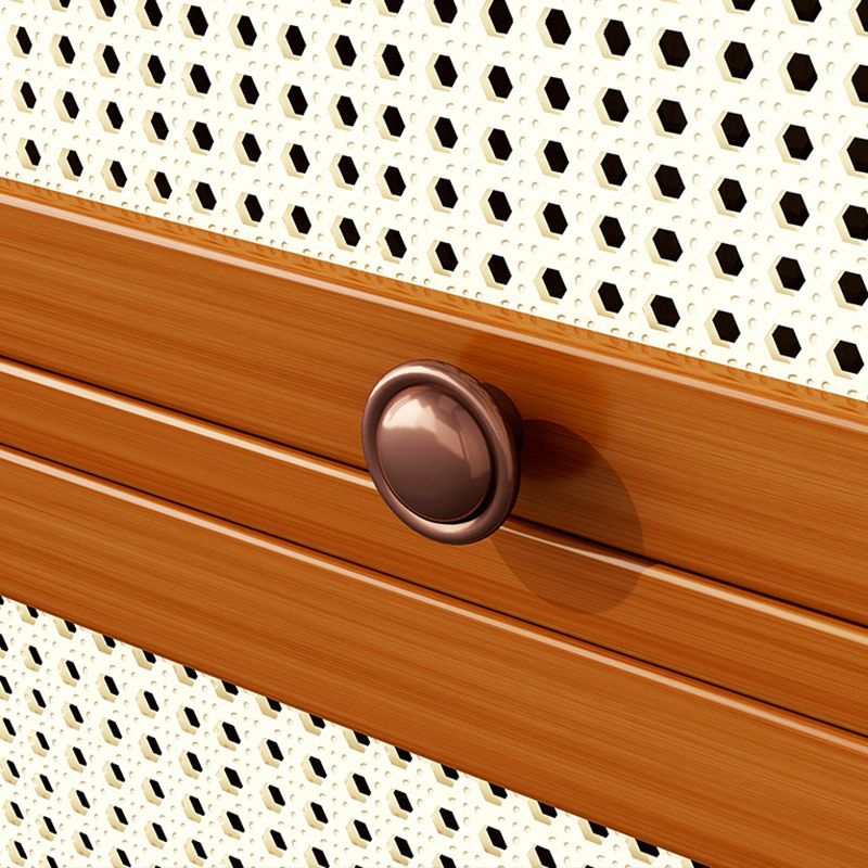 Estantería contemporánea de bambú estantería con gabinetes