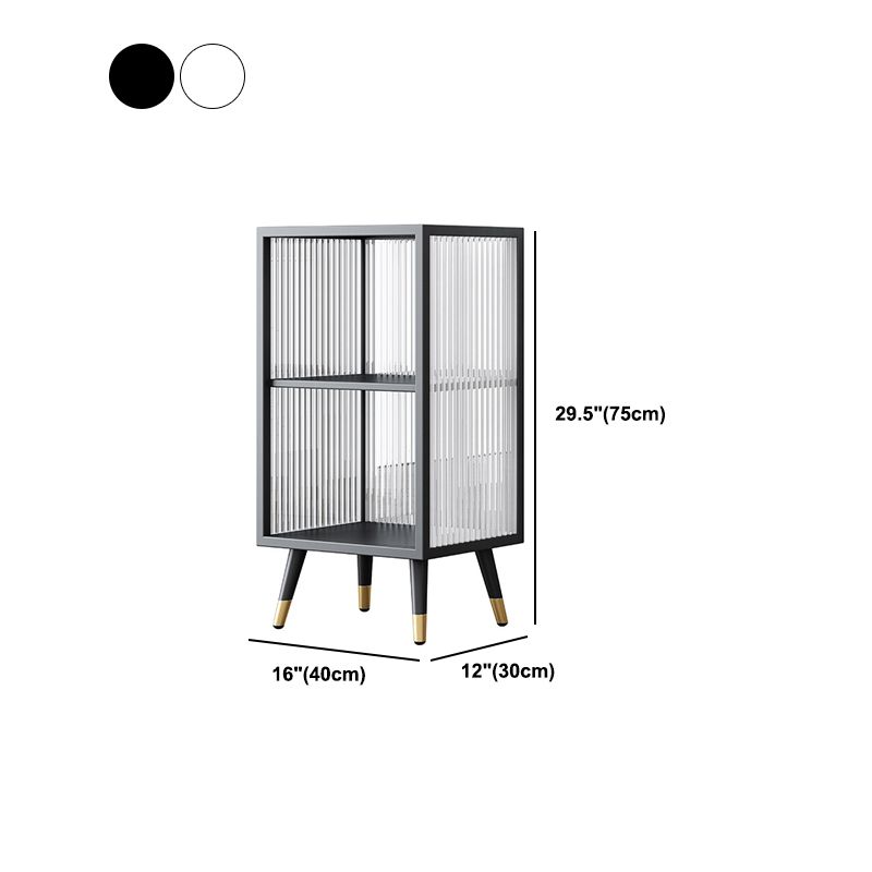 Sideboard in metallo in metallo in metallo glam Cucina in bianco e nero
