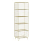 Modern Style Bookshelf Standard Closed Back Metal Bookshelf for Home
