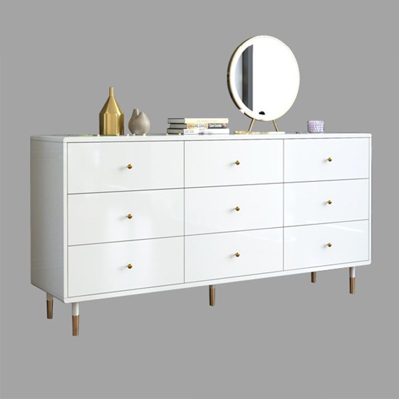 Soggiorno bianco da 32 "l tavolo a buffet multi tavolo da pranzo in stile semplice