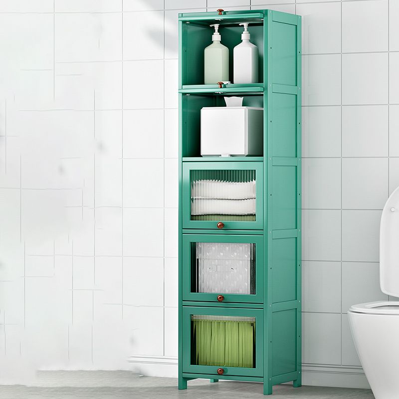 現代のサイドボードキャビネットダイニングルーム用のドア付き竹サイドボードテーブル