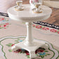 French Country Style Pedestal End Table White / Brown Round Wood Side End Table Clearhalo 'Coffee & Accent Tables' 'End & Side Tables' 'end_side_table' 'end_side_tables' 'furn' 'furn_end_side_tables' 'Furniture' 'furniture_end_side_table' 'Living Room Furniture' 1200x1200_5d5923f8-1aa0-4661-9a30-108a73956b84