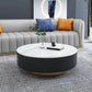 Modern Marble Side Table No Distressing End Table for Living Room Clearhalo 'Coffee & Accent Tables' 'Coffee Tables' 'coffee_tables' 'furn' 'furn_coffee_tables' 'Furniture' 'Living Room Furniture' 1200x1200_5d5aaf4c-7b8b-4b0e-aa05-fbca96ee3cd5