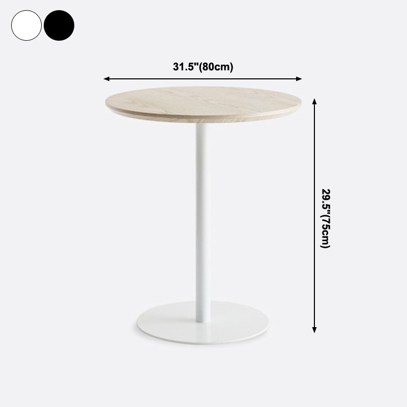 Round Solid Wood Dining Table Simplicity Dining Room Collection with Pedestal Base Clearhalo ' dining_table' 'Dining Tables & Seating' 'Dining Tables' 'furn' 'furn_dining_table' 'Furniture' 'furniture_dining_table' 'Kitchen & Dining Furniture' 'kitchen&dining_furn' 'kitchen' 'kitchen_dining_table' 1200x1200_5d5bbadb-c06d-44e4-a08d-73b2fcd11a4c