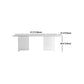 White Dining Table Set 1/3/4/5 Pcs Modern Dining Table with Chairs Clearhalo 'Dining Room Sets' 'Dining Tables & Seating' 'dining_room_set' 'furn' 'furn_dining_room_set' 'Furniture' 'Kitchen & Dining Furniture' 1200x1200_5d5c380a-54b7-48e0-a752-d35caeb7409c