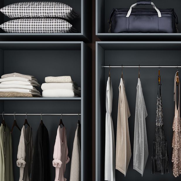 Graue Holzgarderobe Rettungshalle mit weichen Schubladen mit weicher Naher