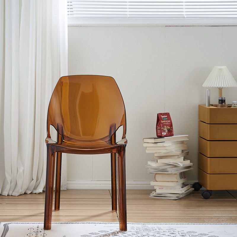 Scandinavian Style Plastic Chair Kitchen Solid Back Dining Side Chairs Clearhalo ' kitchen&dining_furn' 'Dining Chairs' 'Dining Tables & Seating' 'dining_chair' 'furn' 'furn_dining_chair' 'Furniture' 'furniture_dining_chair' 'Kitchen & Dining Furniture' 'kitchen' 1200x1200_5d602bb0-db2f-418a-a491-dc37096041cd