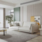 Modern Style Solid Wood Material Base Cloth Art & Leather Rice White Rectangular Sofa Clearhalo 'furn' 'furn_sofas' 'Furniture' 'furniture_sofas' 'kitchen' 'kitchen_sofas' 'Living Room Furniture' 'Sofa' 'sofas' 1200x1200_5d668518-2040-4f7b-a1cf-ab0639a595f5