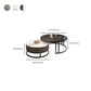 Round Nesting Coffee Table Set Frame Glass Coffee Table with Drawer Clearhalo 'Coffee & Accent Tables' 'Coffee Tables' 'coffee_tables' 'furn' 'furn_coffee_tables' 'Furniture' 'Living Room Furniture' 1200x1200_5d688a1a-d24a-4122-9e00-878265df2602