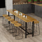 Modern Rectangle Pub Dining Set 1/2/6/7/9/11 Pieces Indoor Table and Stool Set Clearhalo 'Bar Furniture' 'furn' 'furn_home_bar_bar_sets' 'Furniture' 'Home Bars & Bar Sets' 'home_bar_bar_sets' 'Kitchen & Dining Furniture' 1200x1200_5d689cb3-e464-4dac-a2f7-c9cbf9a7fc2e
