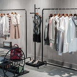 Industrial Metal Coat Hanger Hall Stand Hooks Free Standing Entryway Kit Hall Tree Clearhalo 'Entry & Mudroom Furniture' 'furn' 'furn_hall_tree_coat_racks' 'Furniture' 'Hall Trees & Coat Racks' 'hall_tree_coat_racks' 1200x1200_5d68c909-a1ed-46ae-adcd-96fc96e08767