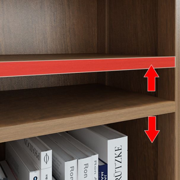 Contemporary Standard Bookcase Closed Back Wooden Bookshelf with Shelves Clearhalo 'Bookcases' 'furn' 'furn_bookcases' 'Furniture' 'Office Furniture' 1200x1200_5d6c19c9-0598-4ac5-82ab-04b075f8e747