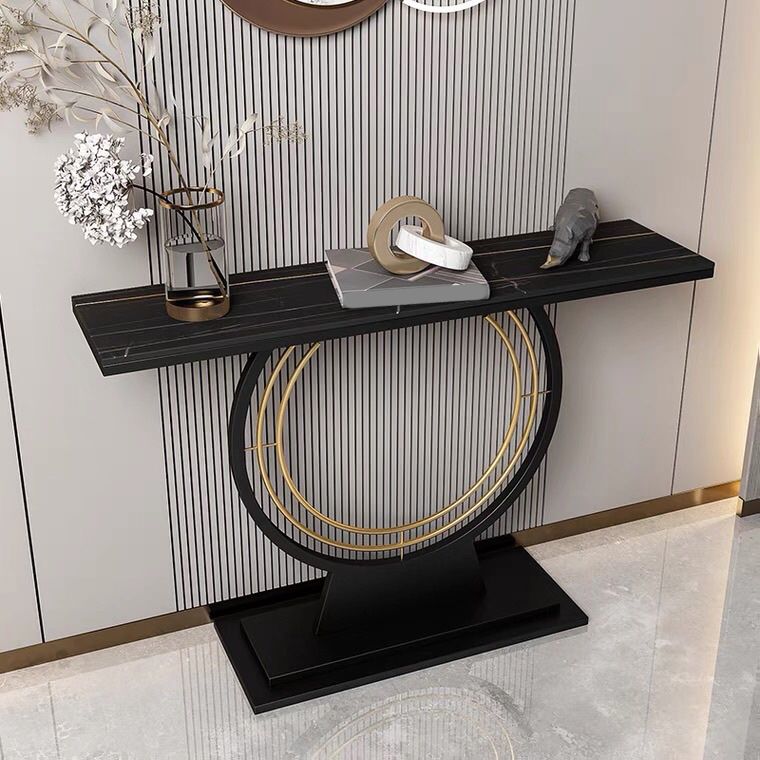 11 "Breitstein zeitgenössischer Konsolentisch Rechteckkonsole Sofa Tisch