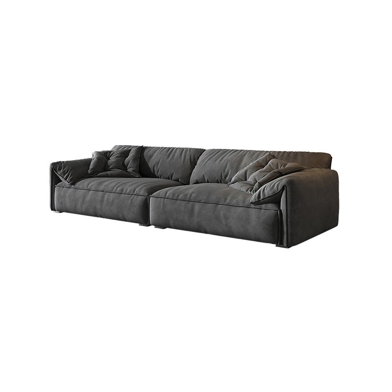 Modern Style Sofa Latex/sponge Cushion Filled with Pillow Back Sofa Bed Clearhalo 'furn' 'furn_sofas' 'Furniture' 'Living Room Furniture' 'Sofa' 'sofas' 1200x1200_5d7026e5-da30-4255-a916-dfa445afd96a
