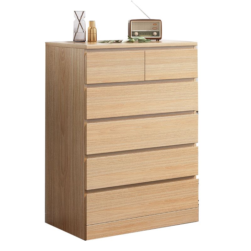 Contemporary Storage Chest Manufactured Wood Dresser with 3/4/5/6 Drawers Clearhalo 'Bedroom Furniture' 'Dressers & Chests' 'dressers_chests' 'furn' 'furn_dressers_chests' 'Furniture' 1200x1200_5d72e4a1-6822-45ff-80aa-84fd3baf6cf7