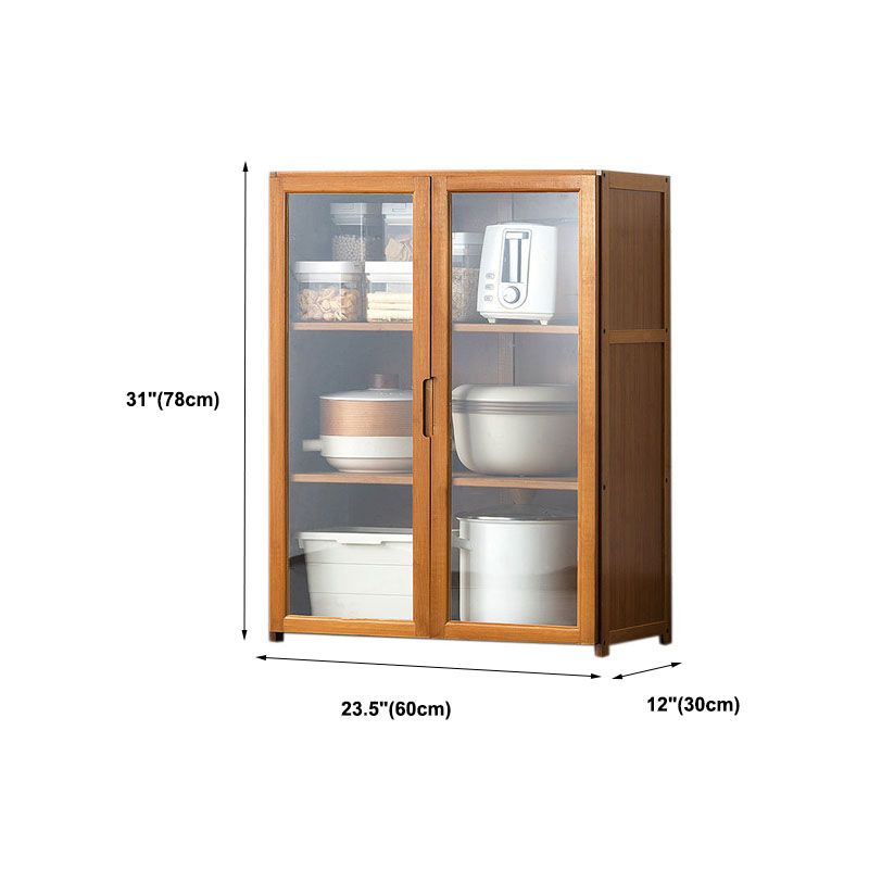 Sideboard in legno ingegnerizzato ingegnerizzato di bambù per cucina