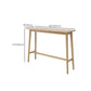 Modern Style Solid Wood Bar Table Natural Colour Fixed Bistro Bar Desk for Living Room