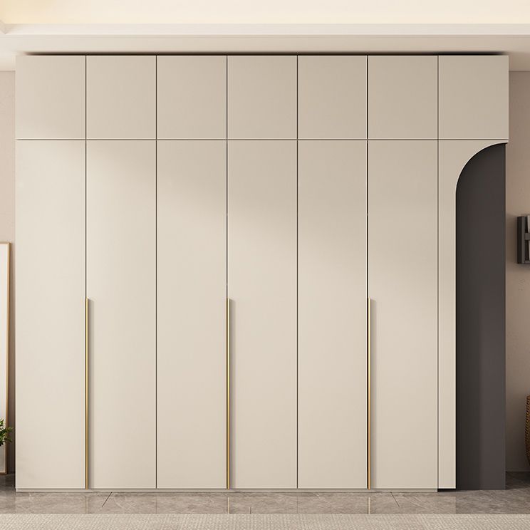 Holzgarderobe Armoire mit Regalen moderner Kleiderschrankschrank