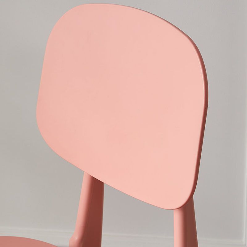 Scandinavian Design Open Back Dining Side Chair Plastic Dining Armless Chair Clearhalo ' kitchen&dining_furn' 'Dining Chairs' 'Dining Tables & Seating' 'dining_chair' 'furn' 'furn_dining_chair' 'Furniture' 'furniture_dining_chair' 'Kitchen & Dining Furniture' 'kitchen' 1200x1200_5d7ab942-5b02-425e-9c1c-577f6e68d7e1
