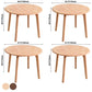 Modern Rubberwood Wood Table 4 Legs Round Home Kitchen Dinner Furniture Clearhalo ' dining_table' 'Dining Tables & Seating' 'Dining Tables' 'furn' 'furn_dining_table' 'Furniture' 'furniture_dining_table' 'Kitchen & Dining Furniture' 'kitchen&dining_furn' 'kitchen' 'kitchen_dining_table' 1200x1200_5d7acf33-5f0f-4580-b74e-0a0dc75b564b