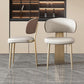 Nordic Glam Style Chair Dining Armless Chairs for Kitchen with Metal Legs Clearhalo 'Dining Chairs' 'Dining Tables & Seating' 'dining_chair' 'furn' 'furn_dining_chair' 'Furniture' 'Kitchen & Dining Furniture' 1200x1200_5d7db505-470a-4964-a442-112d3907ea86